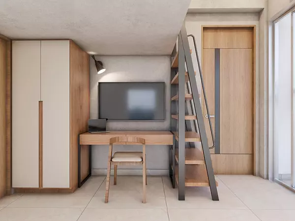 apartamentos - VENTA APARTAMENTO TIPO ESTUDIO TOTALMENTE AMUEBLADO-NACO 7