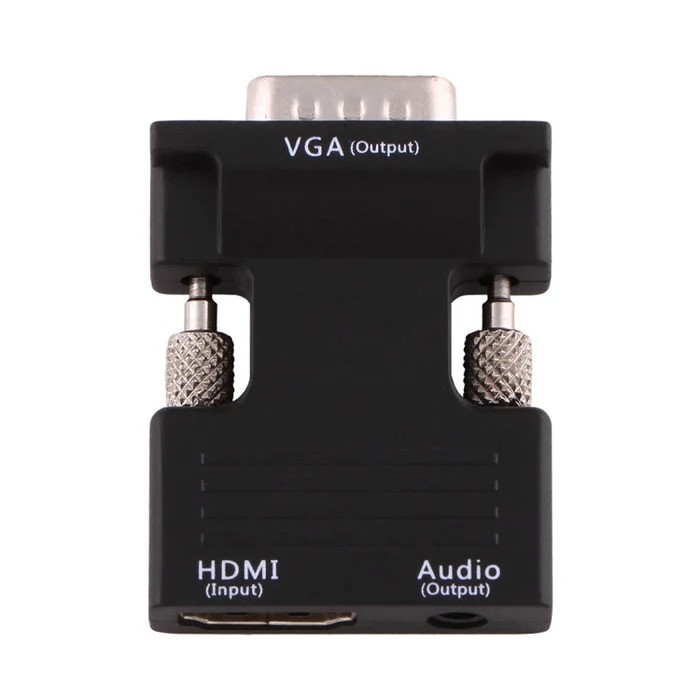 accesorios para electronica - Convertidor hdmi a vga + audio ideal para pc lapto 4