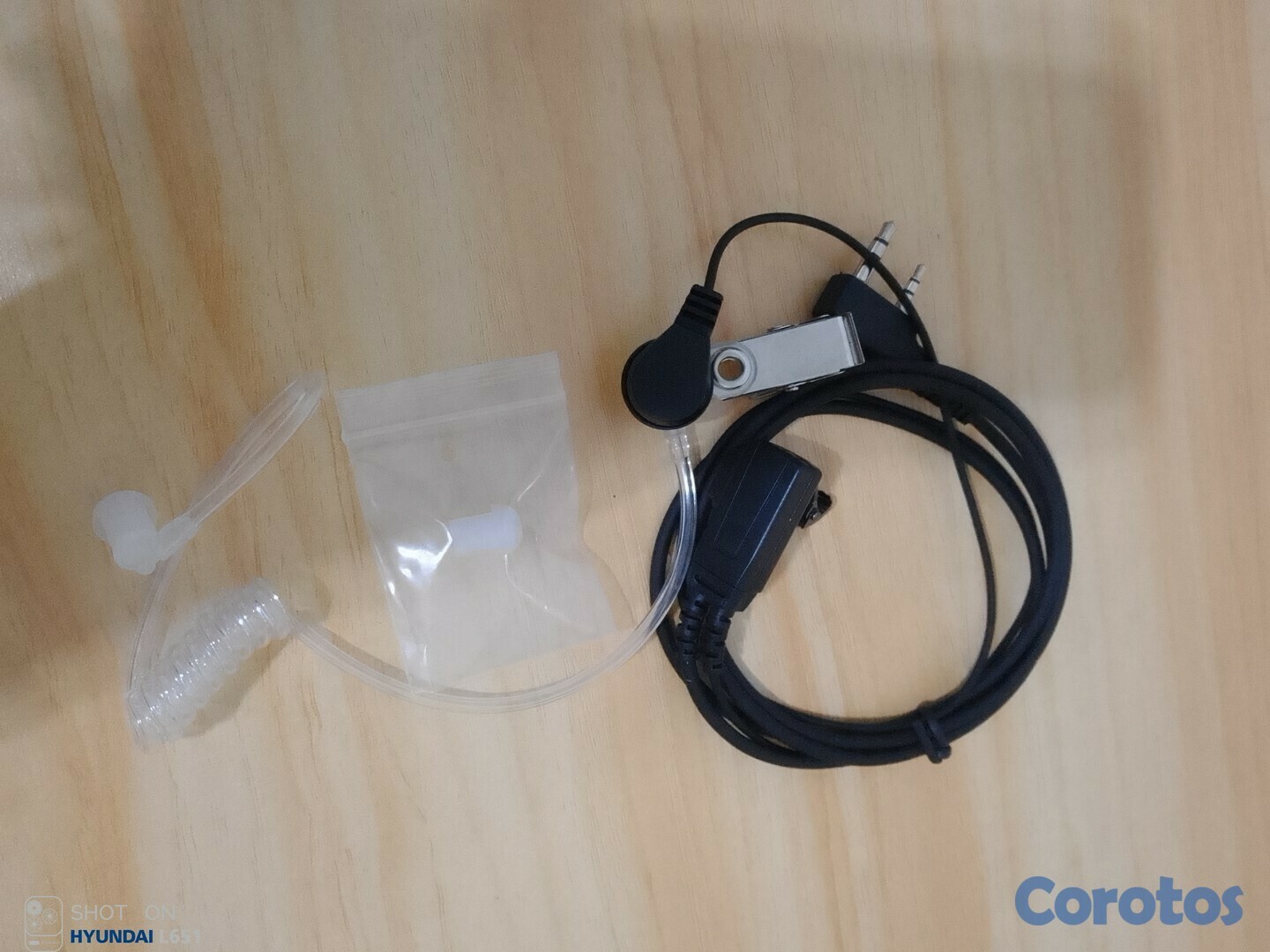 camaras y audio - Audifono manos libres con guía de silicón para radio de comunicación  4