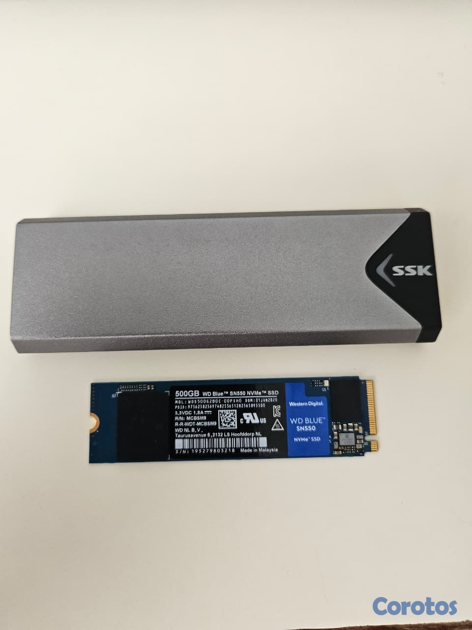 accesorios para electronica - ssd nvme m.2 500gb con adaptador externo usb