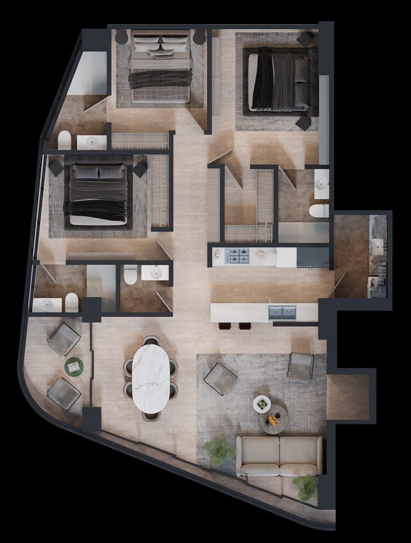 apartamentos - Proyecto En La Esmeralda, Santiago 8