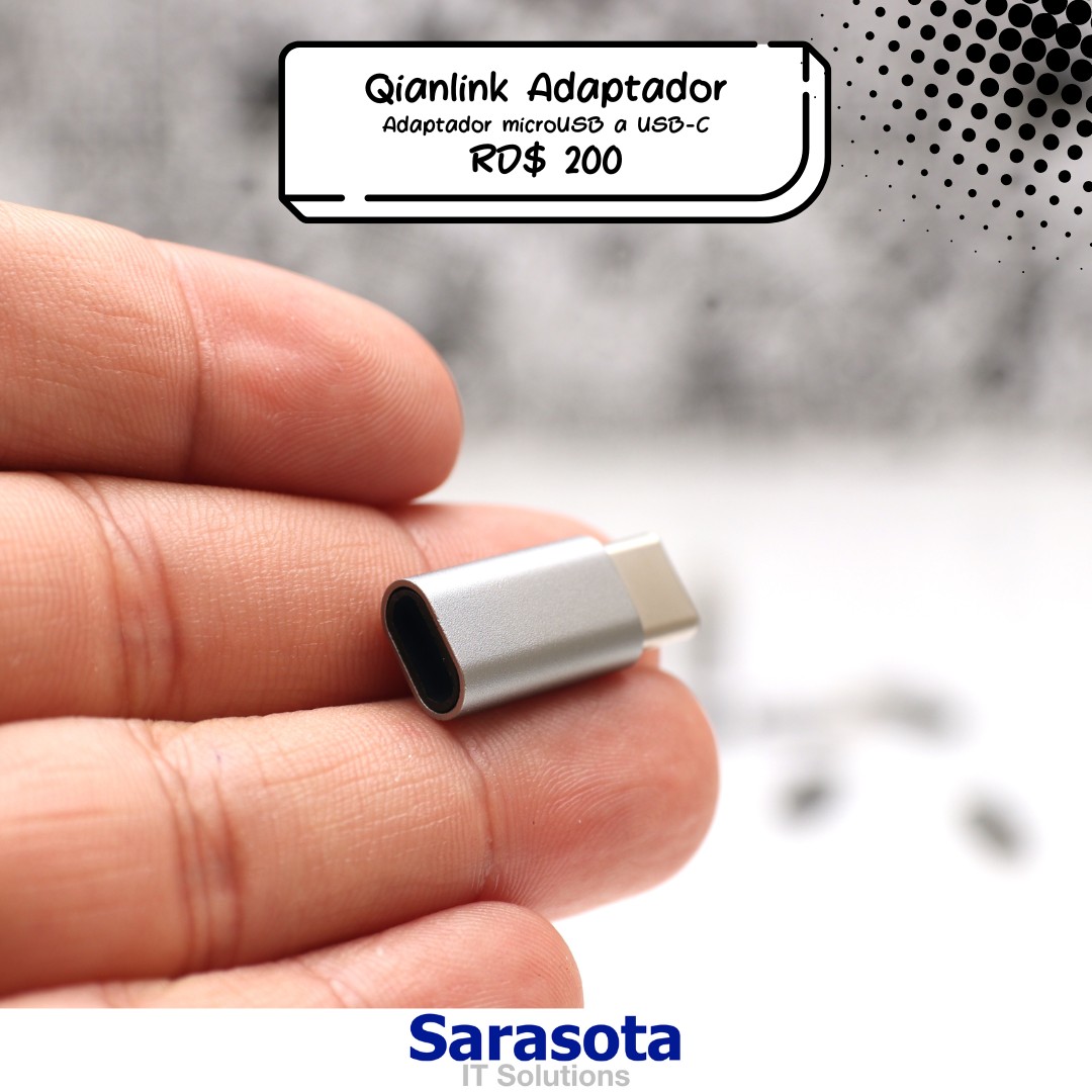 accesorios para electronica - Adaptador de microUSB a USB-C marca Qianlink