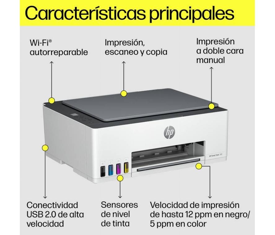 impresoras y scanners - Impresora HP Smart Tank 580, multifuncional 1