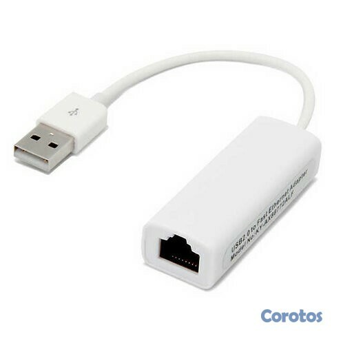 computadoras y laptops - ADAPTADOR DE RED USB A RJ45 AGILER AGI-1108, 10/100MBPS.