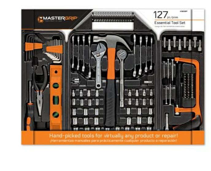 herramientas, jardines y exterior - Mastergrip Kit de Herramientas para el Hogar 127 piezas