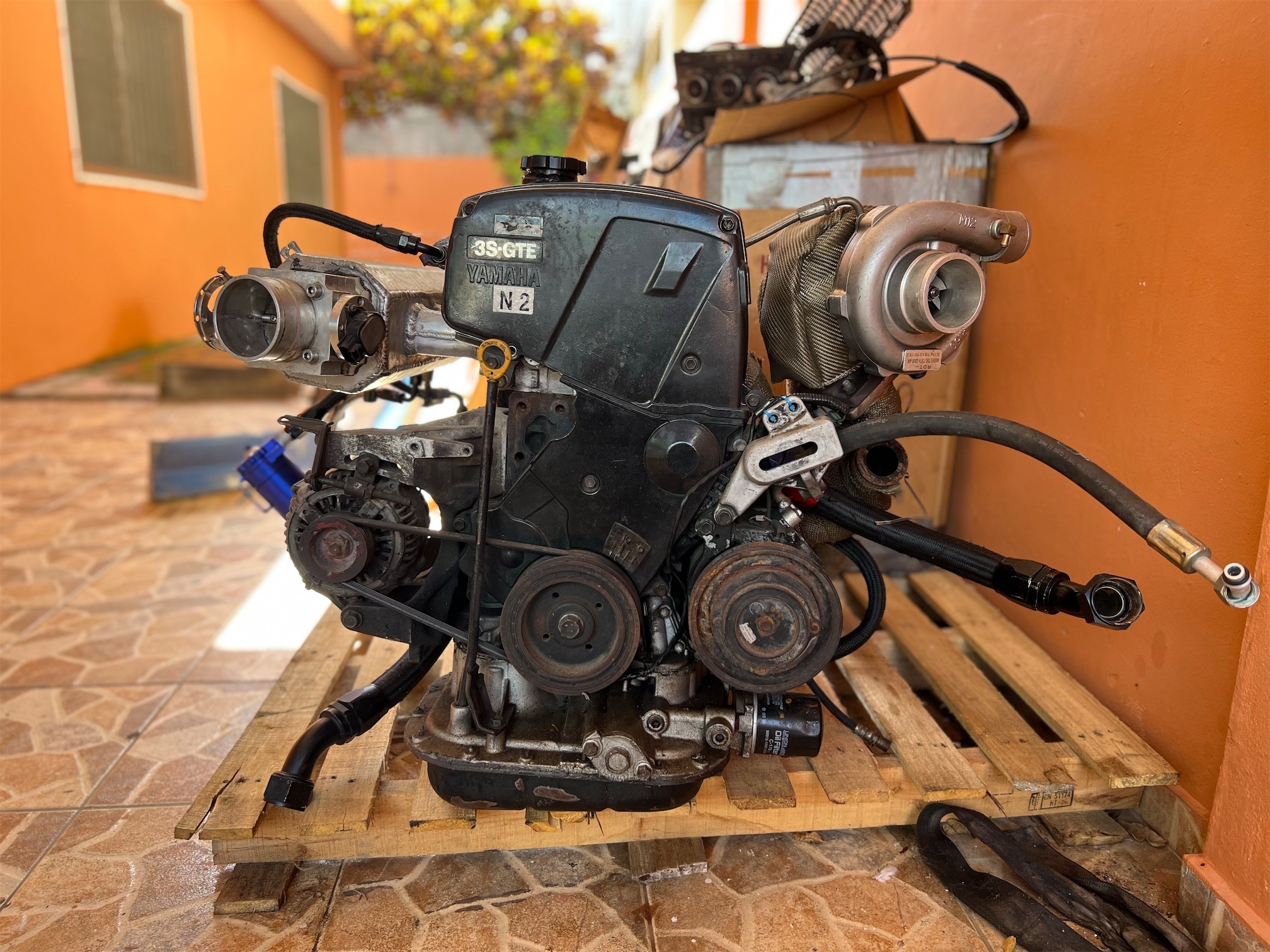 repuestos - Motor Toyota 3s GTE turbo completo!! Excelente condiciones