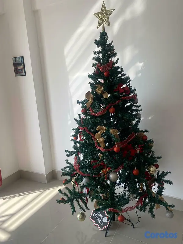 herramientas, jardines y exterior - 7 Ft Arbol de Navidad ! 4 Set de Luces ! Todo Ador 2