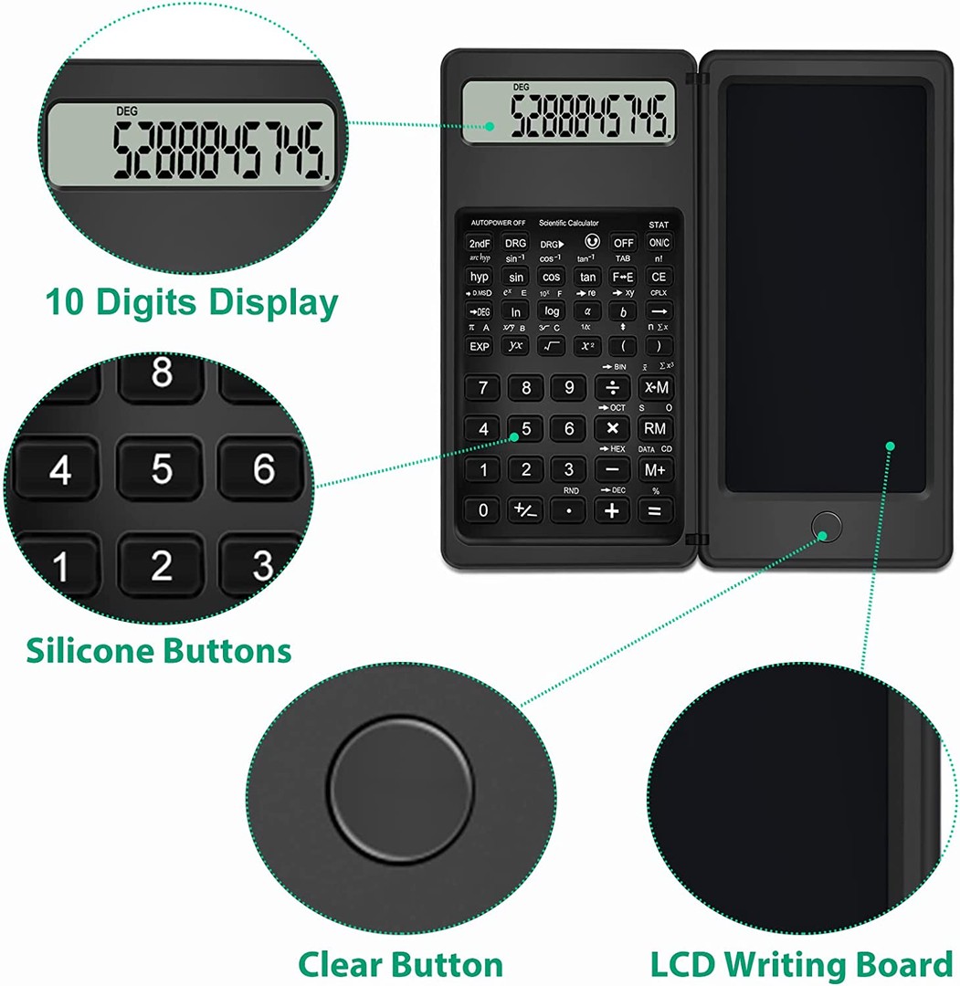 equipos profesionales - Calculadora tableta calculadora touch calculadora con pantalla y lapiz 4