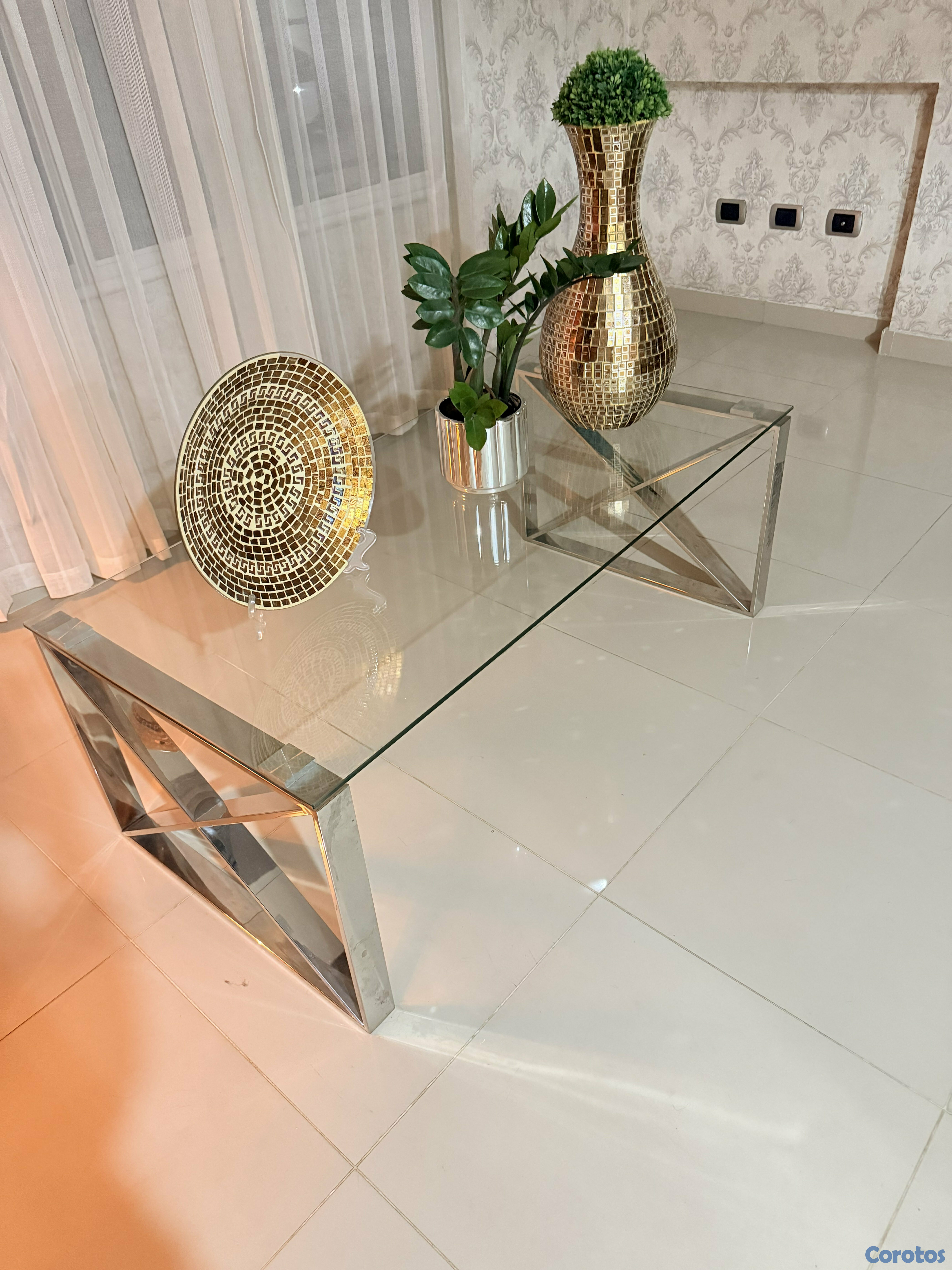 muebles y colchones - MESA DE CENTRO EXCELENTE CONDICIONES  1