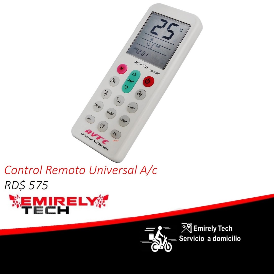 aires acondicionados y abanicos - Control Remoto Universal Para A/c Aire Acondicionado Marcas 0