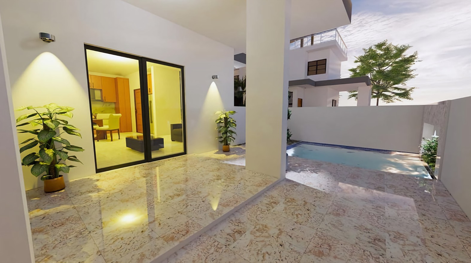 casas vacacionales y villas - Complejo de villas en playa Cabarete 1