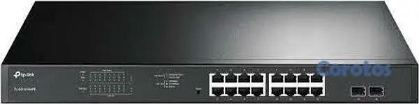 computadoras y laptops - SWITCH 18 PUERTOS TP-LINK   18 PUERTOS Y 16 POE+ 3