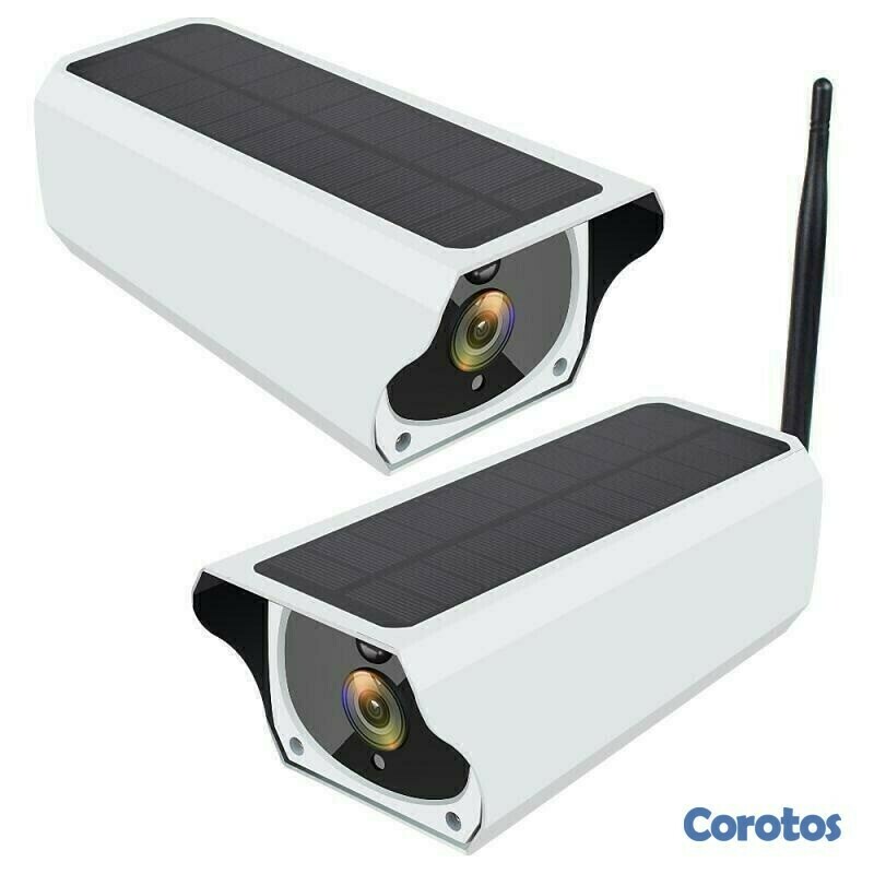 camaras y audio - Camara de exterior solar 1080p wifi con bateria recargable 1