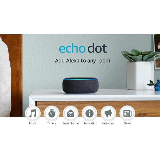 camaras y audio - Echo Dot (3ª Gen) - Altavoz inteligente con Alexa, Arena  con Reloj