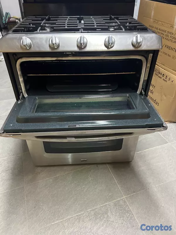 electrodomesticos - ESTUFA MAYTAG, DOBLE HORNO, PILOTO AUTOMÁTICO  3