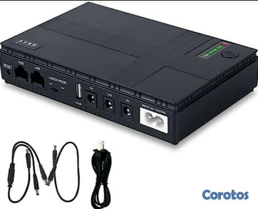 accesorios para electronica - Mini UPS 15000 mAH con salida de voltaje 5v, 9v y 12 voltio 1