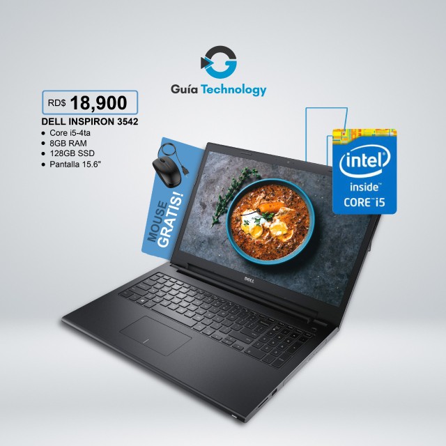 computadoras y laptops - Dell Inspiron 3542
