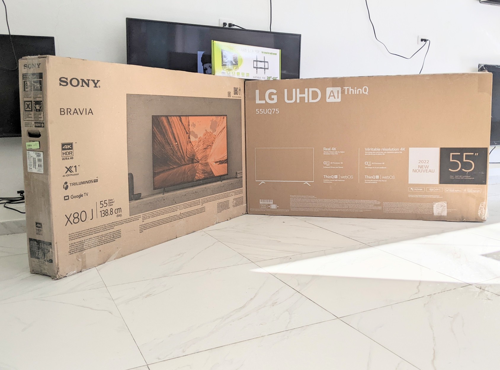 tv - Black Friday Sony X80J y LG 55 UQ75 Smart TV 4K 1 año de garantía. tienda física