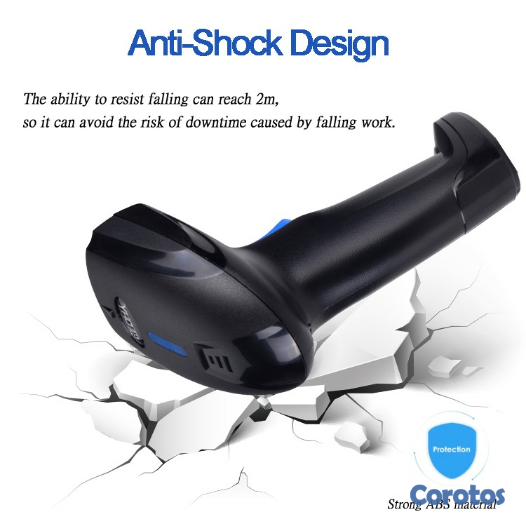 equipos profesionales - Lector De Codigo 2D De Barra inalambrico Bluetooth Para Puntos De Ventas 2