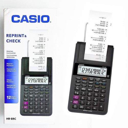 impresoras y scanners - CALCULADORA CASIO CON PAPEL 12 DIGITOS 0