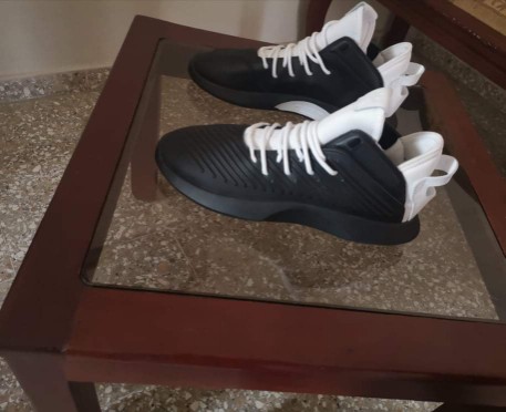 zapatos para hombre - Adidas crazy 1 ADV blanco y negro