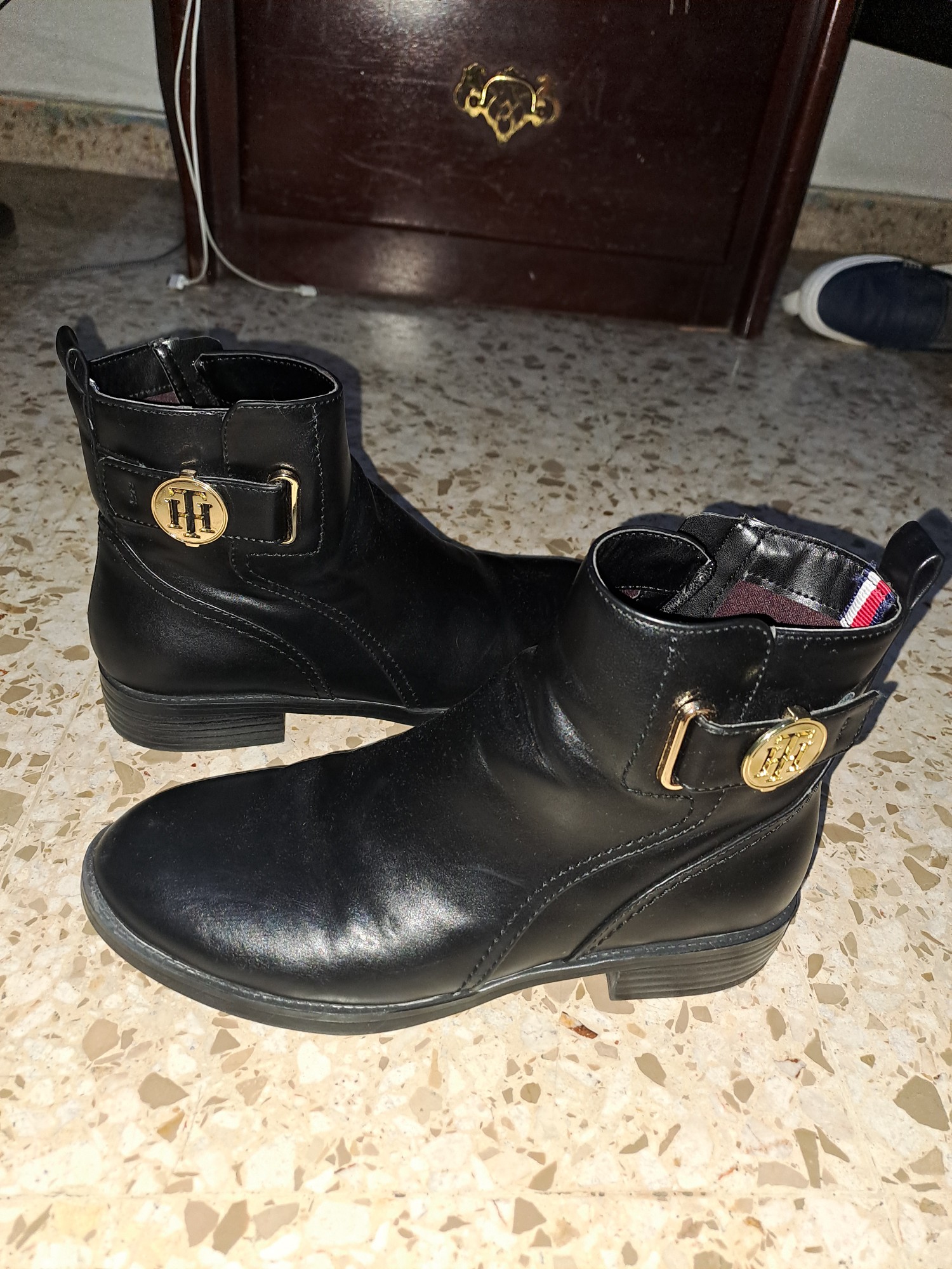 zapatos para mujer - Botas Negra 7  tommy hilfiger de mujer