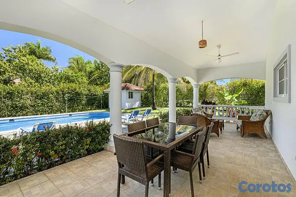 casas vacacionales y villas - Villa en venta en Sosua amueblada 5