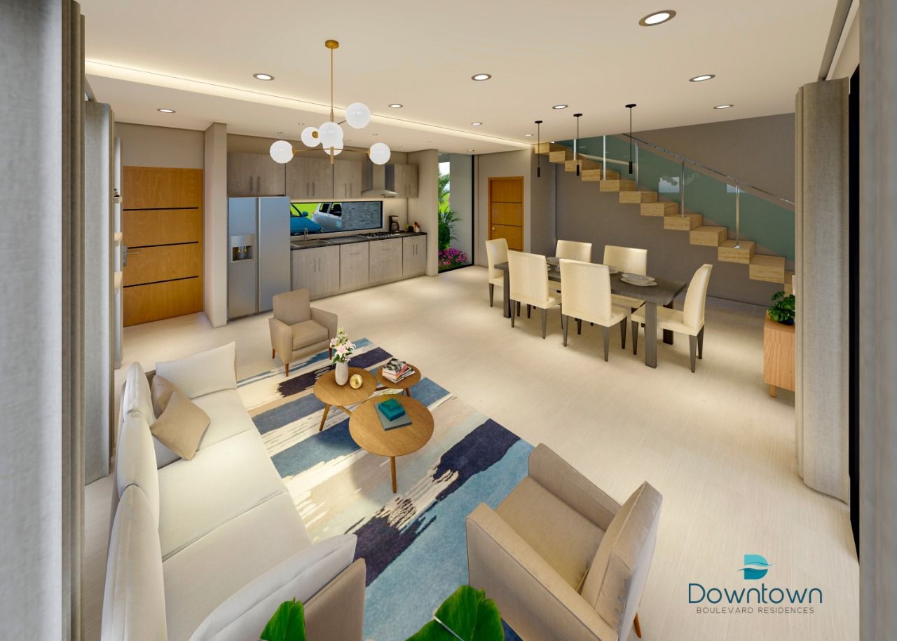 casas vacacionales y villas - Proyecto de villas Townhouse en bávaro Punta cana precios desde 135,000usd 9
