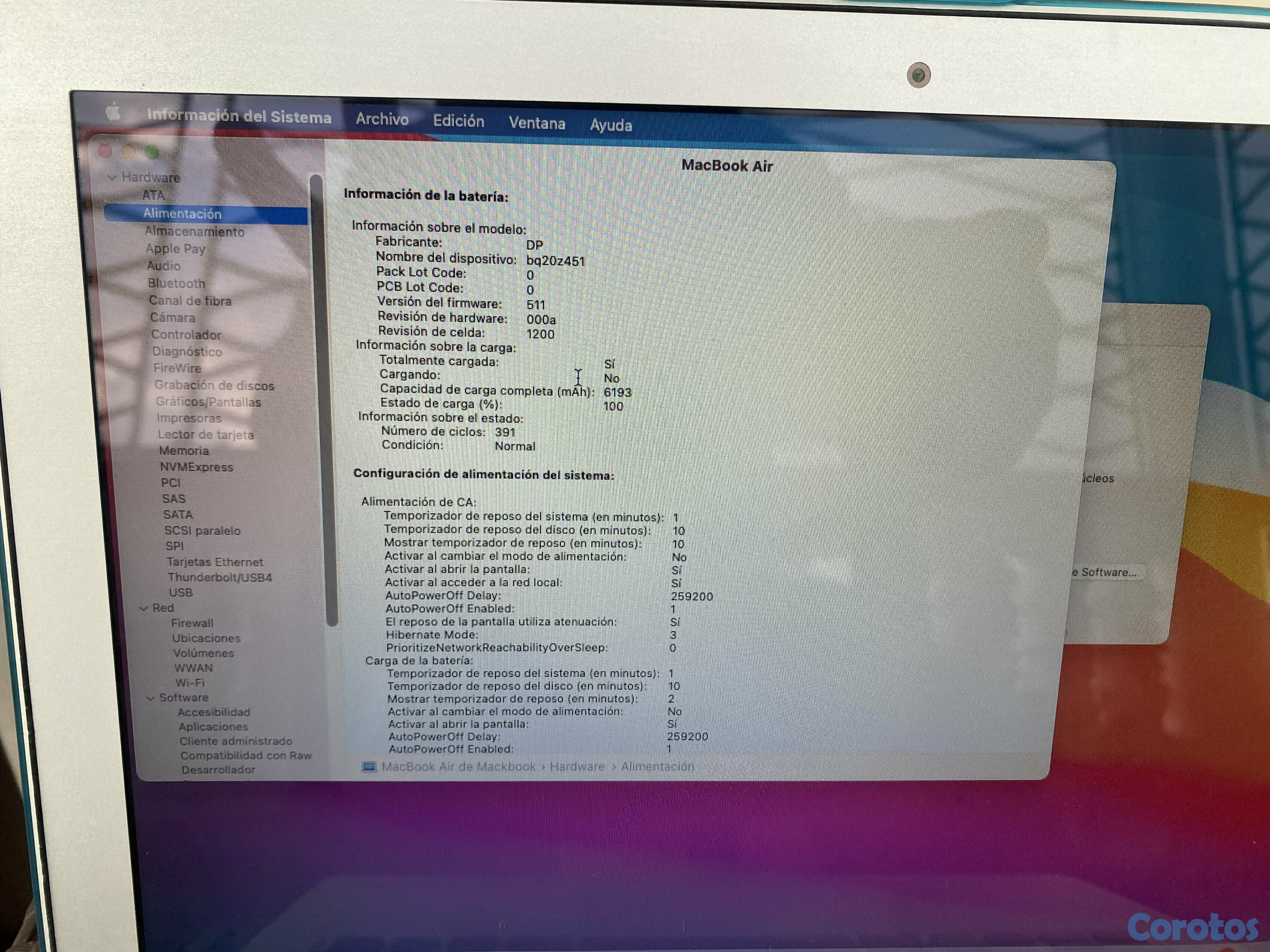 computadoras y laptops - MacBook Air i7 2013 13” 7