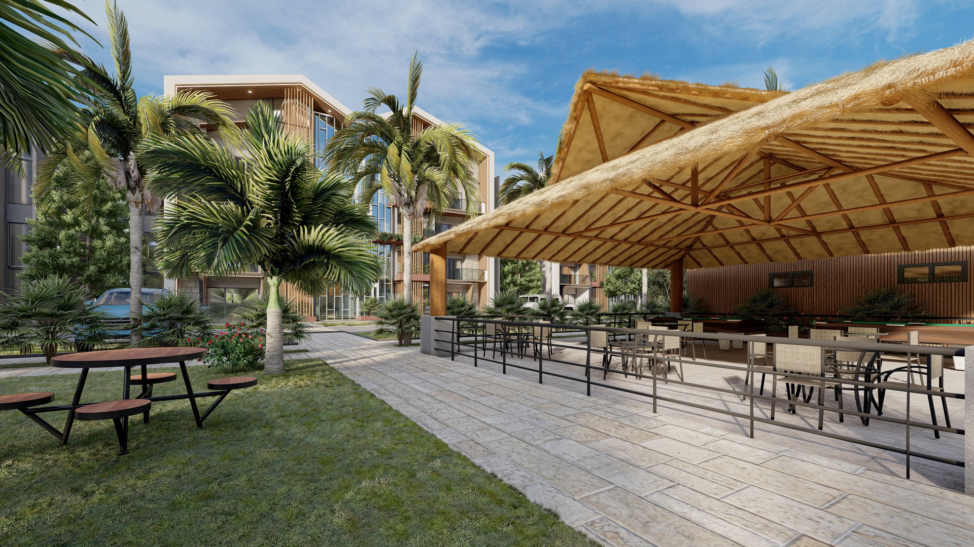 apartamentos - Apartamentos Turísticos en Jarabacoa, con piscina y plaza comercial  3