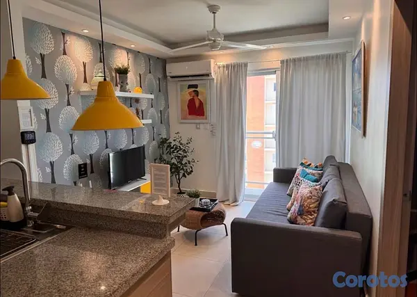 apartamentos - Vendo en Crisfer Punta Cana 1 hab, 4to piso, ascensor, completamente amueblado 3