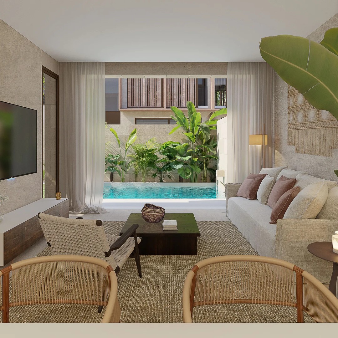 Apartamentos y villas en venta en Bávaro Punta Cana a 500 metros de la playa  2