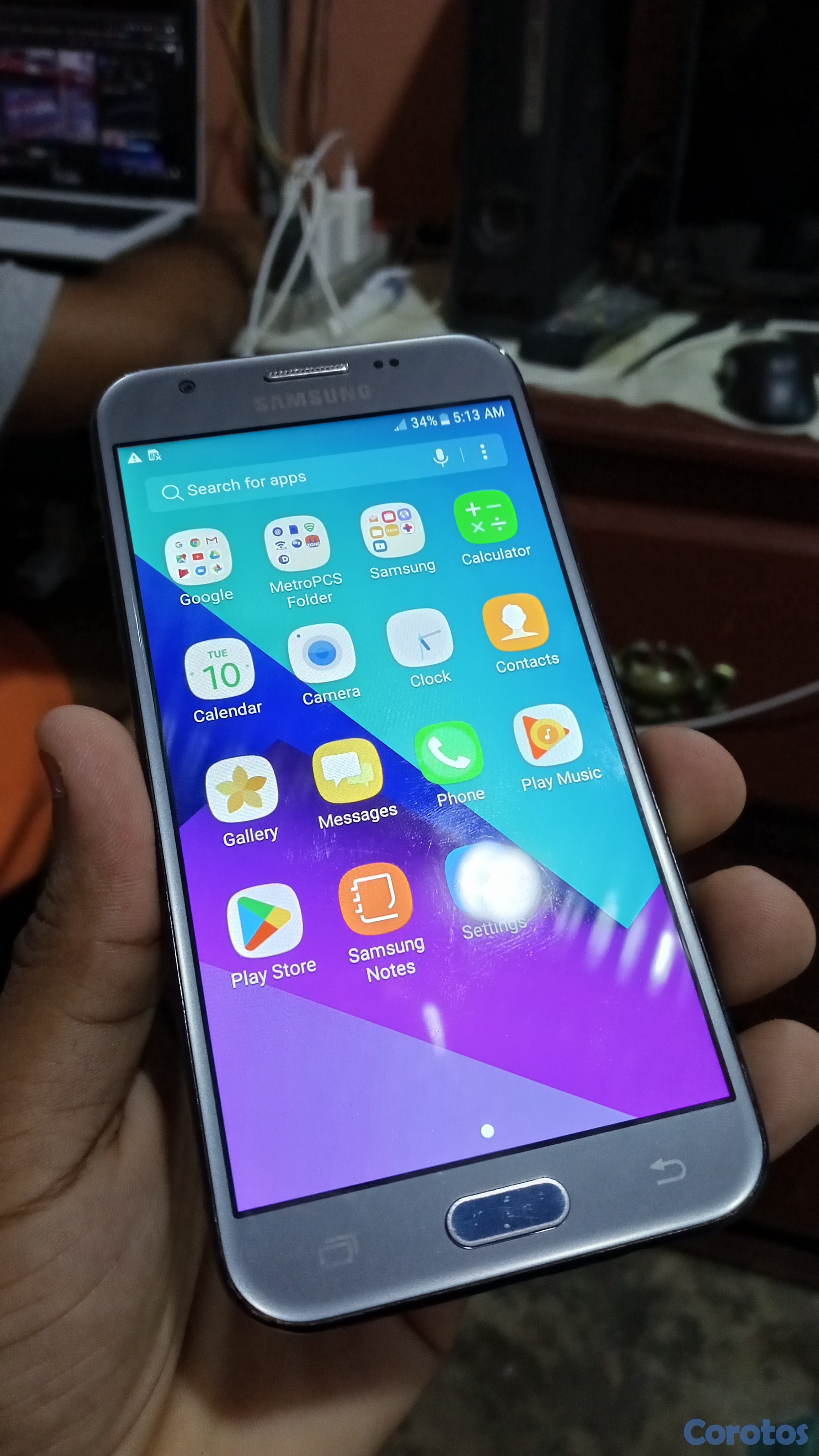 celulares y tabletas - J3 Prime, Pantalla Intacta, rasguños en la parte trasera, pero sin botón de enc. 1