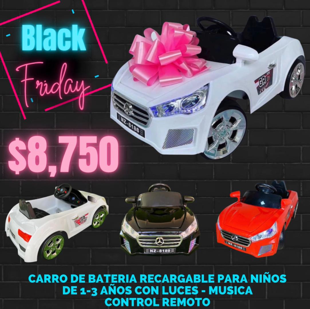 juguetes - Carro para niños y niñas de 1-3 años con Luces música y control remoto Nuevo 