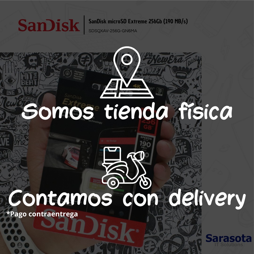 accesorios para electronica - MicroSD 256Gb SanDisk Extreme 190 MB/s 3