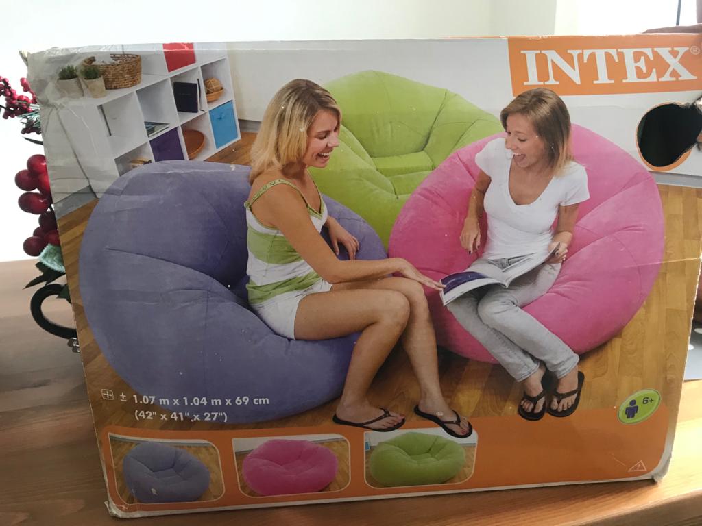 SILLON INFLABLE COLOR VERDE