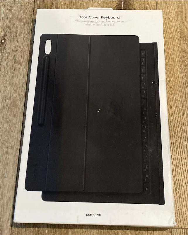 celulares y tabletas - Teclado Samsung Tab S8 Ultra Nuevos Sellados 3