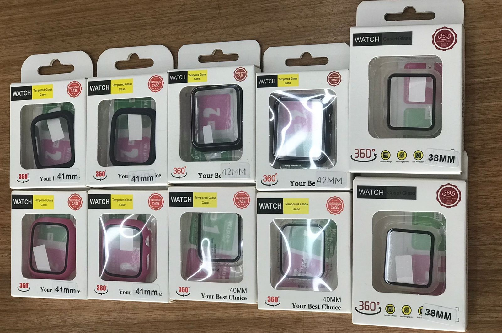 accesorios para electronica - PROTECTOR DE BORDES Y PANTALLA APPLE WATCH 