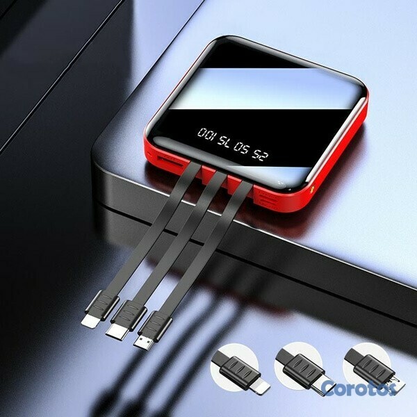 camaras y audio - Power bank cargador portátil de 10000 mAh, incluye cables de carga  1