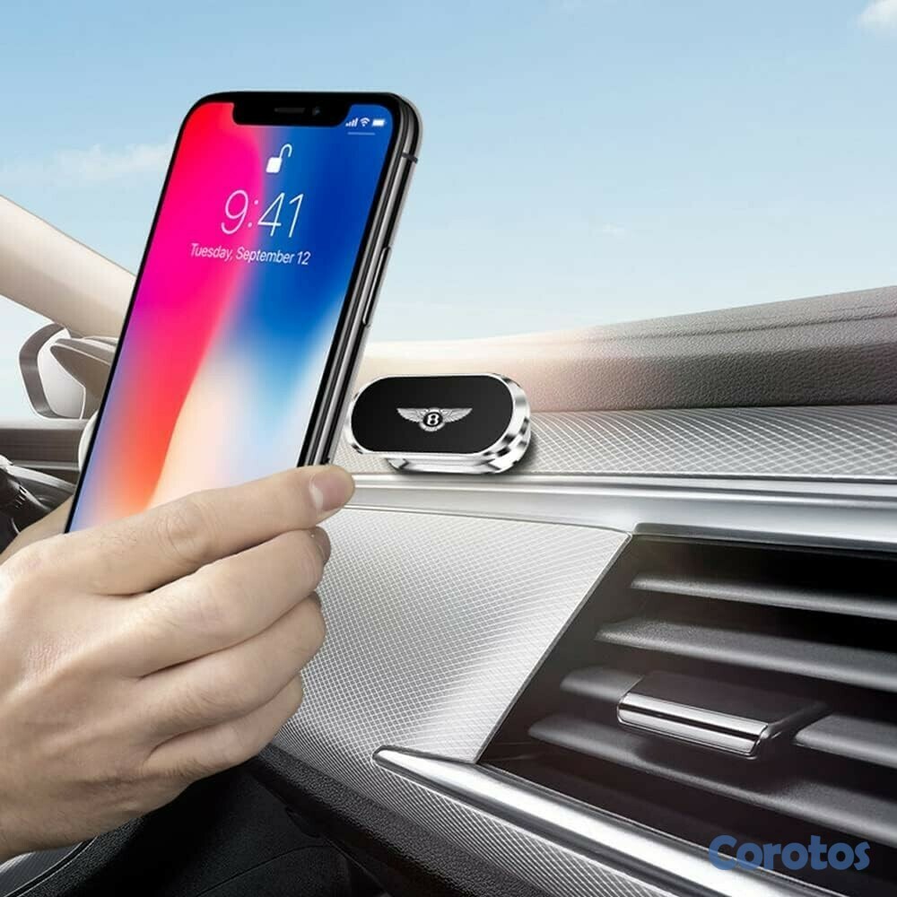 accesorios para electronica - Soporte universal de celular para carro magnetico con adhesivo CJ-10 3