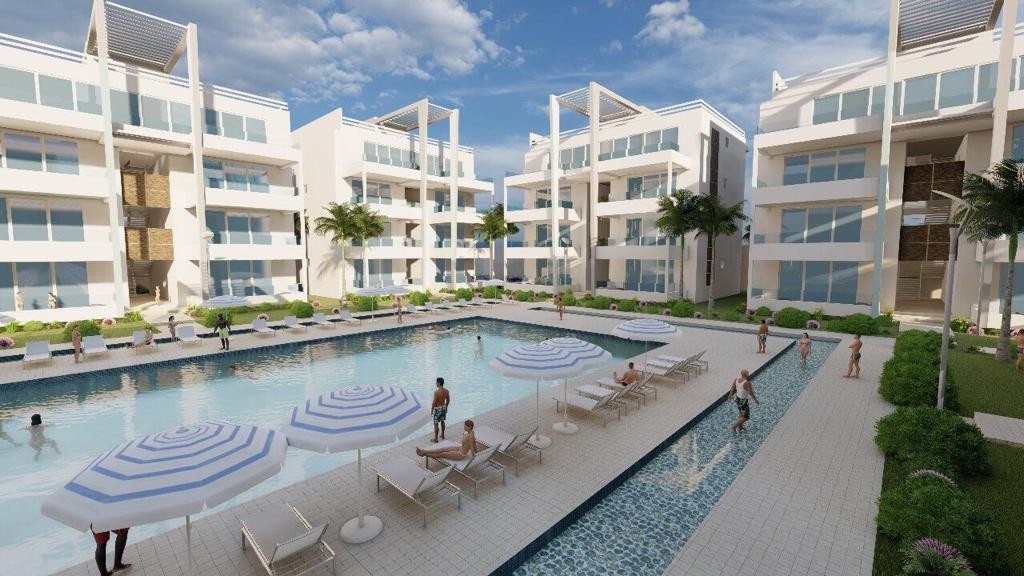apartamentos - Apartamentos en Bayabibe cerca de la playa con piscina 