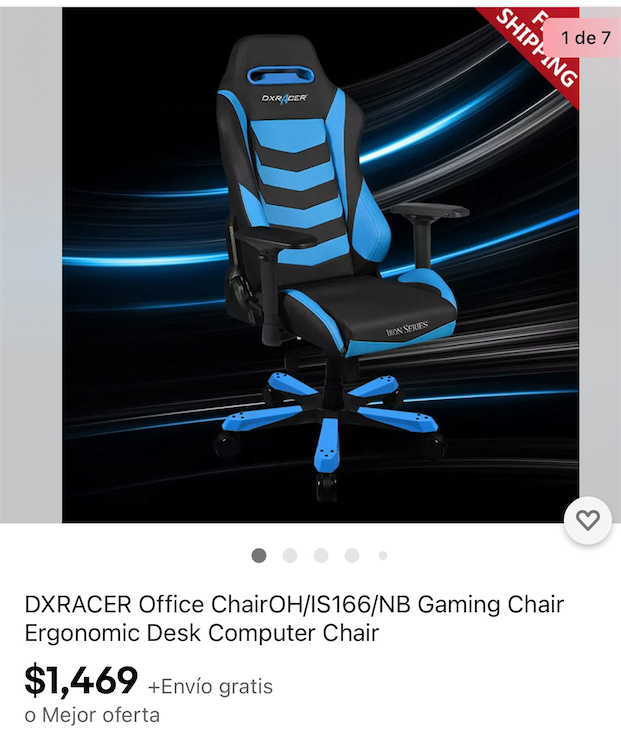 consolas y videojuegos - Silla DXRacer para oficina ó jugar videojuegos - AL POR MAYOR Y AL DETALLE 6