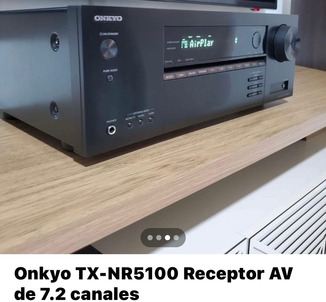 electrodomesticos - Onkyo TX-NR5100 7.2 Channel 8K Ultra HD Network AV Receiver + Klipsch RP-500M - 