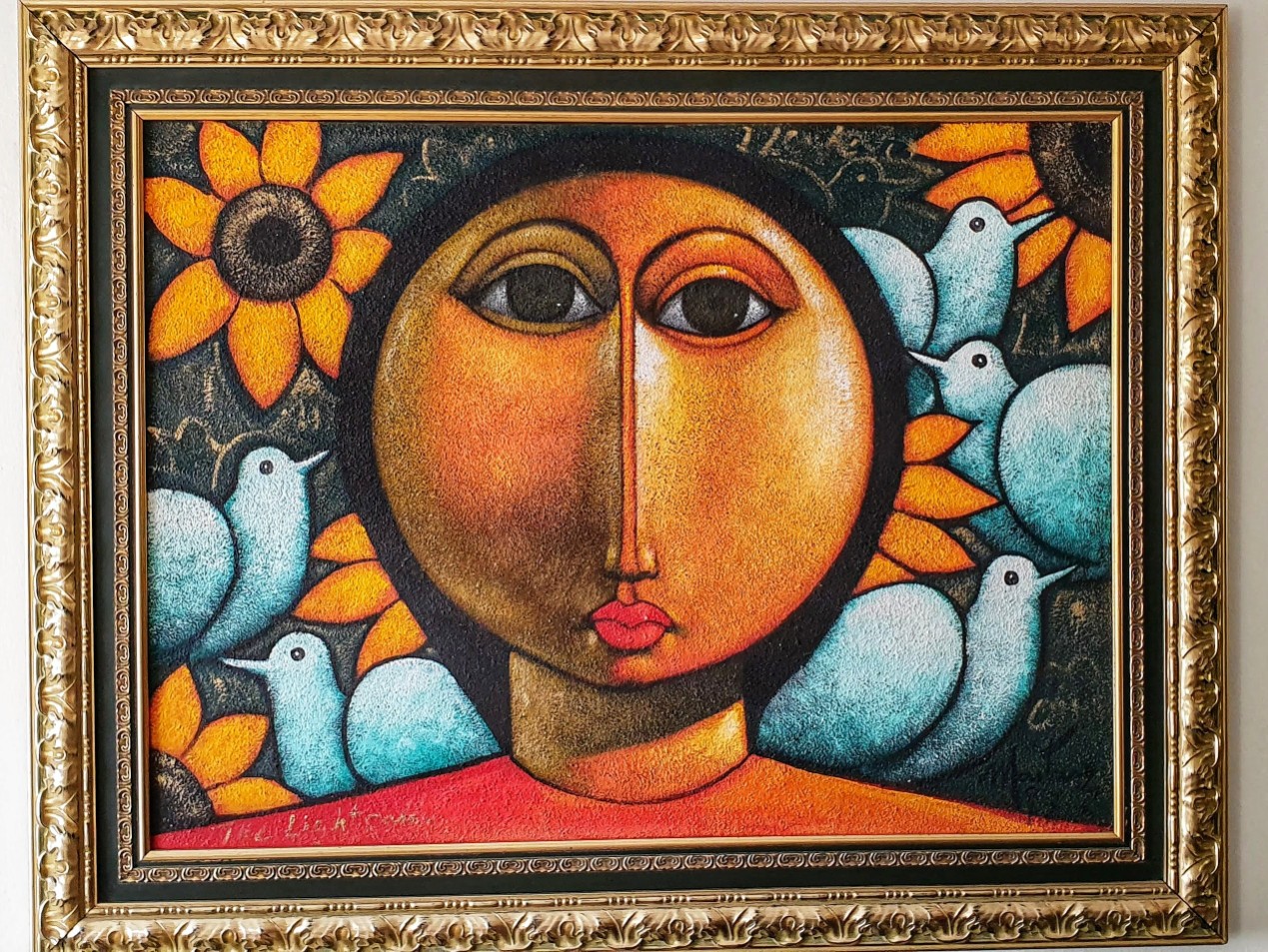 decoración y accesorios - Cuadro original pintor dominicano