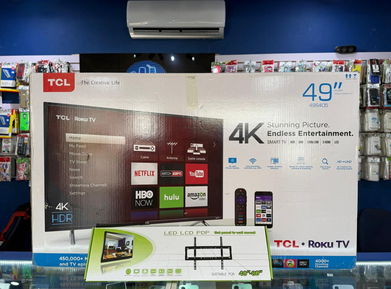 tv - TCL SMART TV DE 49 PULGADAS ROKU 4K NUEVAS #OFERTAS 