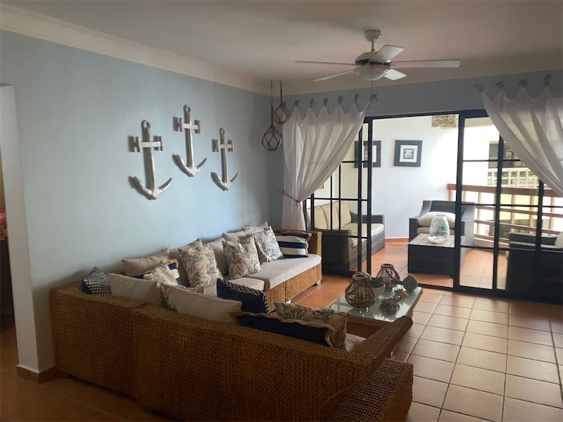 apartamentos - Venta de apartamento en primera línea de playa en Juan Dolio zona turística 5