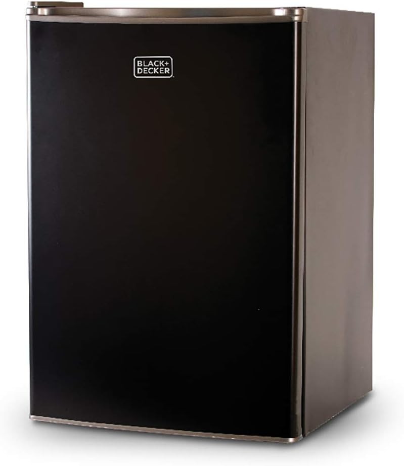 electrodomesticos - Refrigerador compacto con una puerta negro. 0
