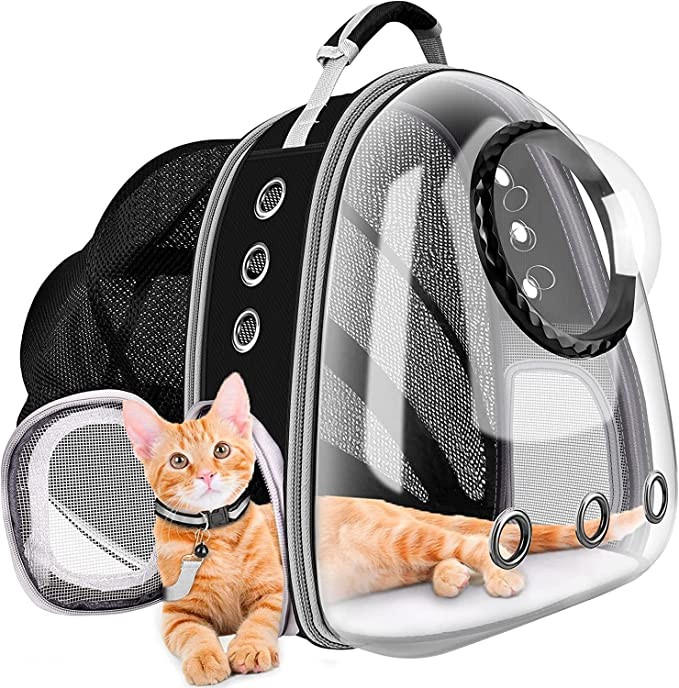 animales y mascotas - Mochila para gatos, bolsa de burbujas para perros, mochila para perros pequeños  4