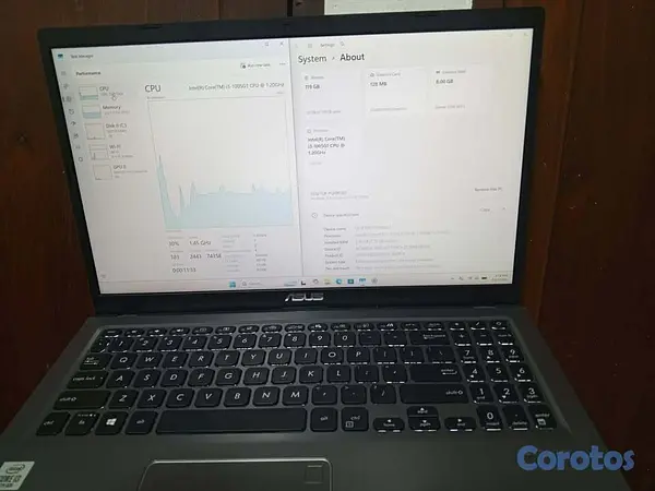 computadoras y laptops - Asus F515J decima generacion (10ma) i3-1005G1 5