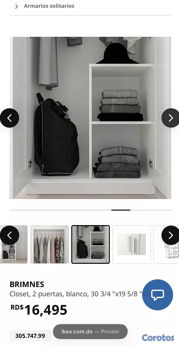 muebles y colchones - Vendo armario ikea 3